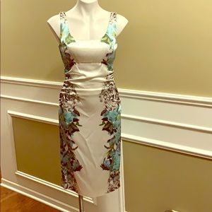 Floral Ruched Dress -NWOT